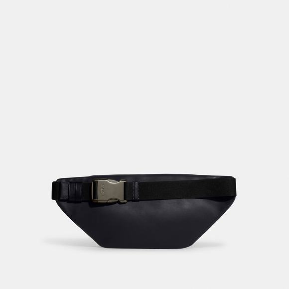 NWT Coach Outlet Track Belt Bag With Plaid Print And Coach Stamp - Picture 4 of 5